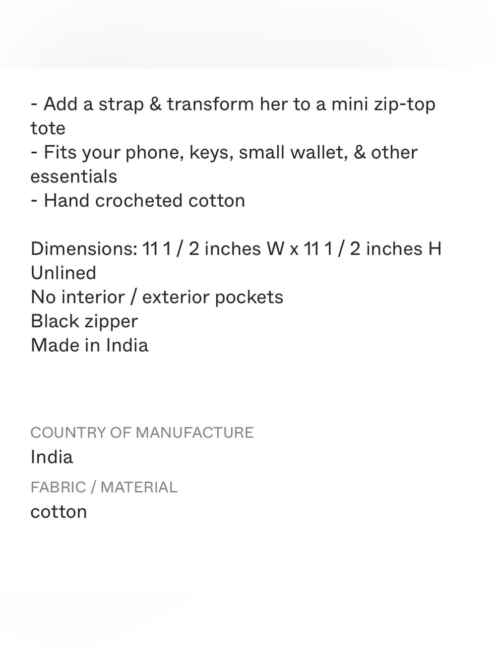 Clare V Fold Over Clutch in Crochet Checker // Black and Cream - Picture 5 of 5